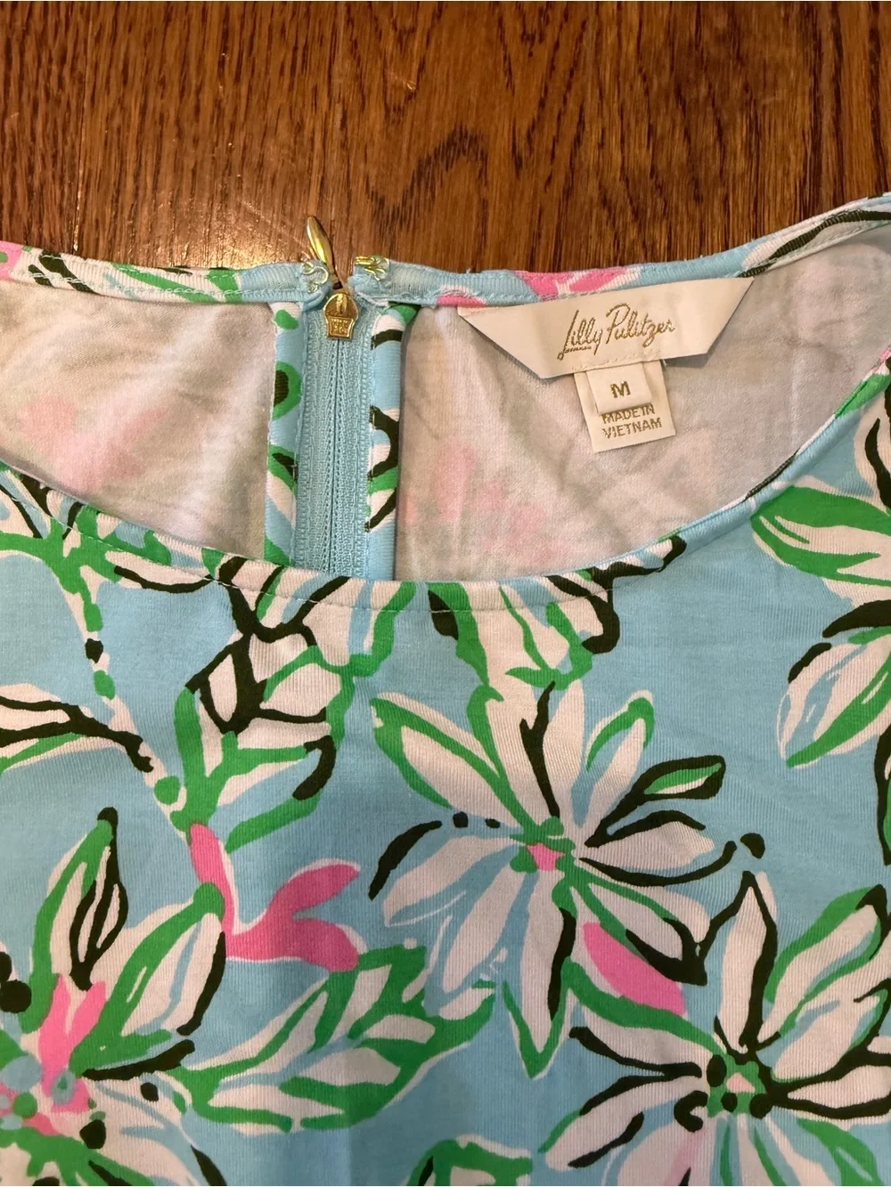 Lilly Pulitzer Blaise 3/4 Sleeve Romper Multi Sun of a Bun - Picture 3 of 4